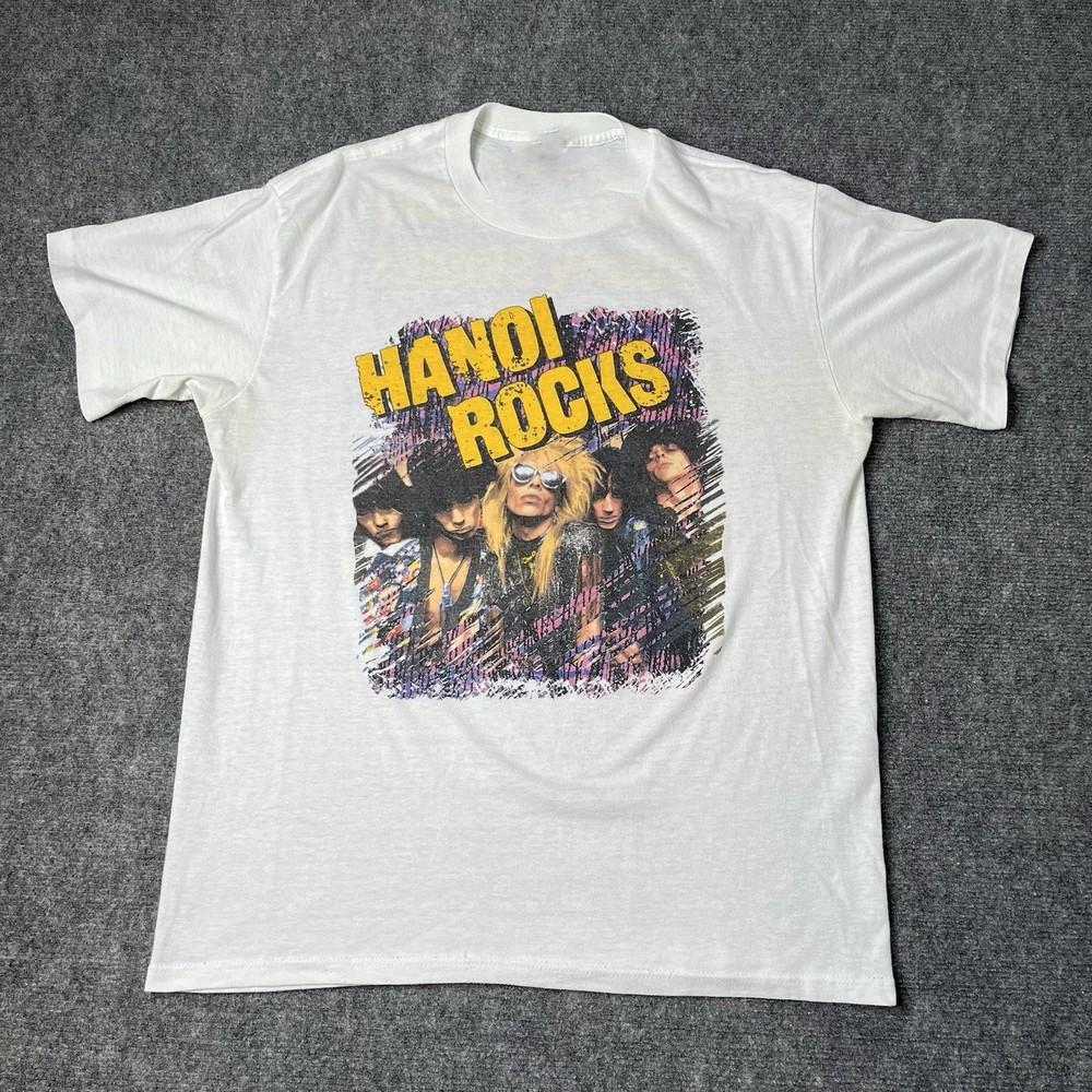 Vtg Concert Tour hanoi rocks Shakes Tshirt ZL540 FREE SHIPPING S