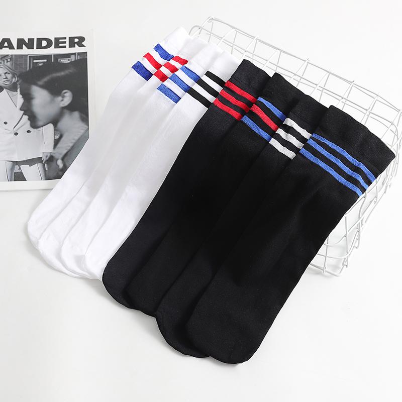 Jarné/jesenné nadkolienky pre deti, dievčatko, chlapec, futbalové pruhy, zamatové, na školský tanec, dlhé batoľacie podkolienky, pruhované ponožky