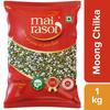 MAI RASOI Green/Hari Moong Dal Split Chilka Unpolished 1Kg Pouch