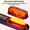 Rechargeable Hair Straightener Brush, Ionic Straightening Comb with 20s Fast Heating, 3 Temp Settings & Auto-Off for Home Salon