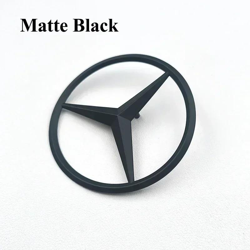 New C200 E200  For Mercedes Benz Mercedes Logo Badges Cover Decal 3D ABS Car Rear Trunk Emblem Sticker For Mercedes Benz W177 A-