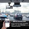 1080P WIFI Dashcam für Autos 3-Kanal-Recorder Video WIFI Dual Len Dashcam Auto Dvr Rückansicht Kamera für Fahrzeug Auto Zubehör