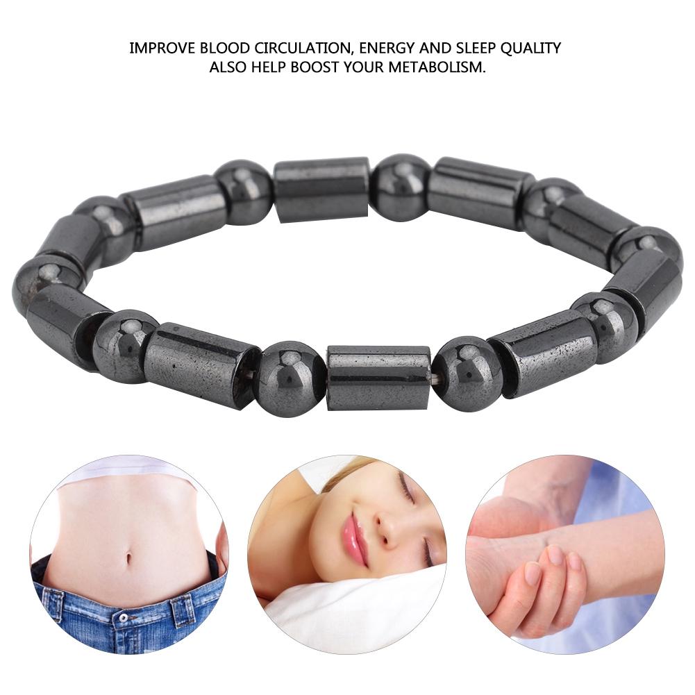 3pcs Fashionable Magnetic Therapy Bracelet Health Care Losing Weight Bracelet