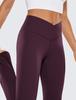 CRZ YOGA Flared Yoga Soft and Plus Deep Size M Leggings, V-Waist, Stretch, Fitness, Size, 31"/78cm Inseam, Butterluxe, Purple,