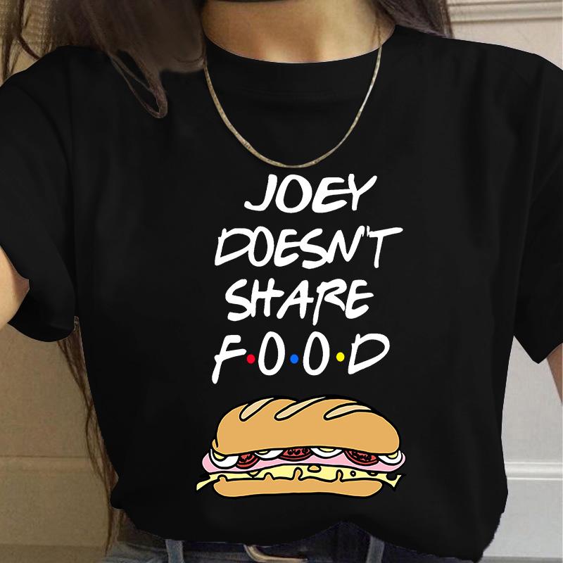 

Друзья ТВ Шоу Харадзюку Футболка Леди Ульцанг Мультфильм Принт Футболка Повседневная 90S Графическая футболка Лучшие друзья Топ Тройник Женский