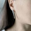 Silver Earrings with Cubic Zirkonia (2176534)