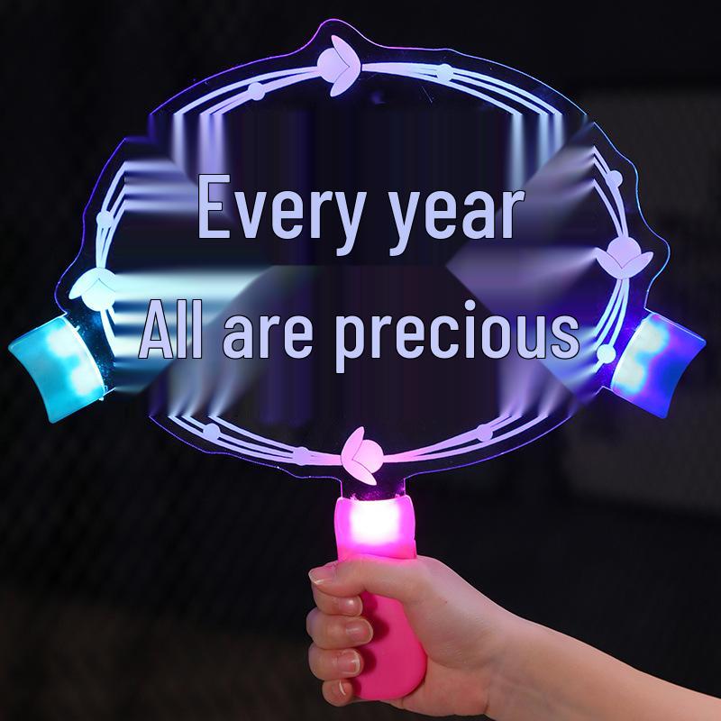 Birthday Light-Up Handheld Sign - Glowing Party and Event Cheering Prop