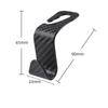4Pcs Car Seat Headrest Hook for Auto Hidden Hook Back Seat Organizer Hanger Storage Holder Car Carbon Fiber Hooks for Purse Bags