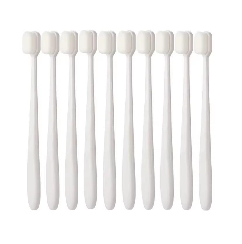 5/10Pcs Ultra-fine Soft Toothbrush Million Nano Bristle Adult Tooth Brush Deep Cleaning Portable Travel Dental Oral Care Brush