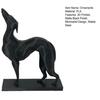 3D Printed Greyhound Statue, Matte Black Minimalist Dog Sculpture, Lifelike Greyhound Figure, Dog Statues for Home Office Decor, Greyhound Gifts