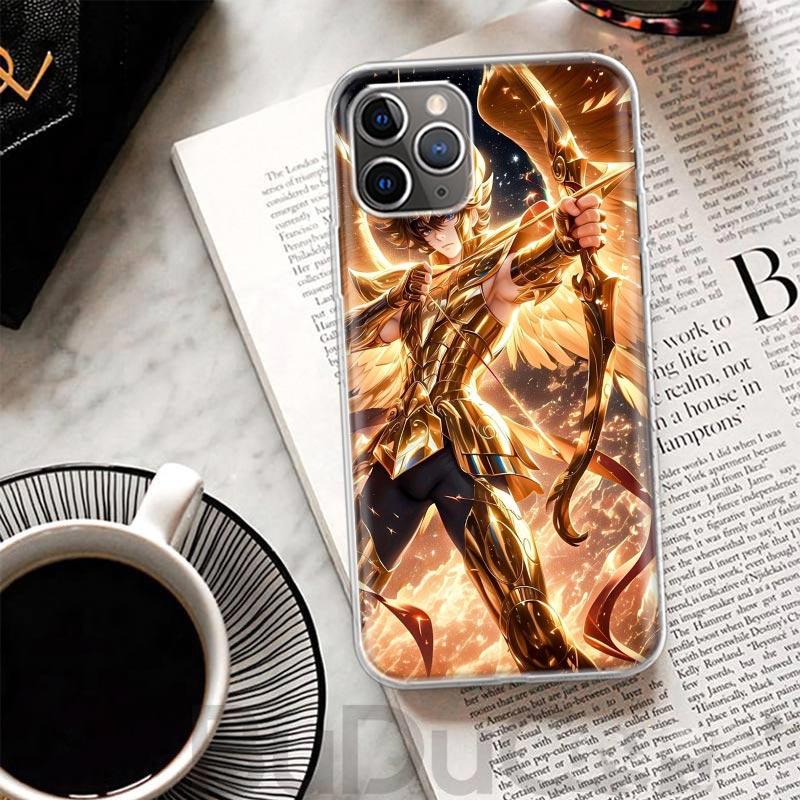 Saint Seiya Cool Cover For iPhone 17 Air 16 16E 15 Pro Max 14 Plus 13 Mini Phone Case 12 11 7 8 SE Customized Print Shell 16 15