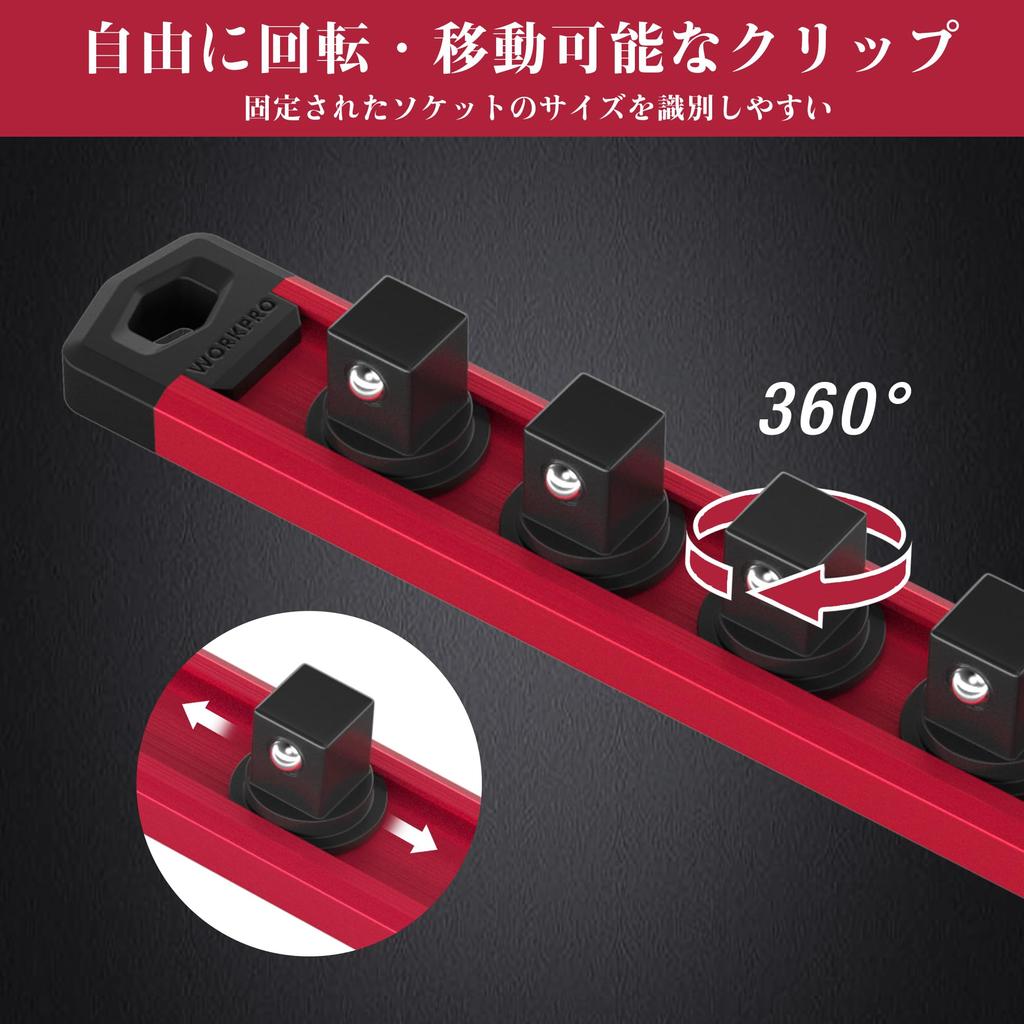 WORKPRO Socket Socket Socket Plug Angle Made of For Socket Holds Adsorbs To Metal Fast Wall Mounting Hole Included Sold Holder, Organizer, Rail,