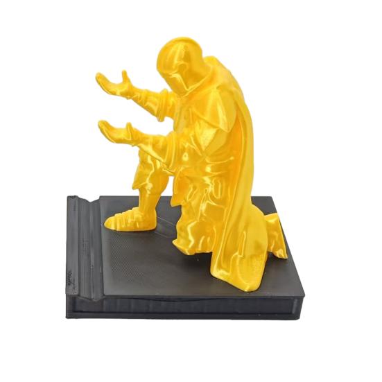 Printed Knight Pen Holder Multi-function Kneeling Knight Pencil Stand Home Office Desktop