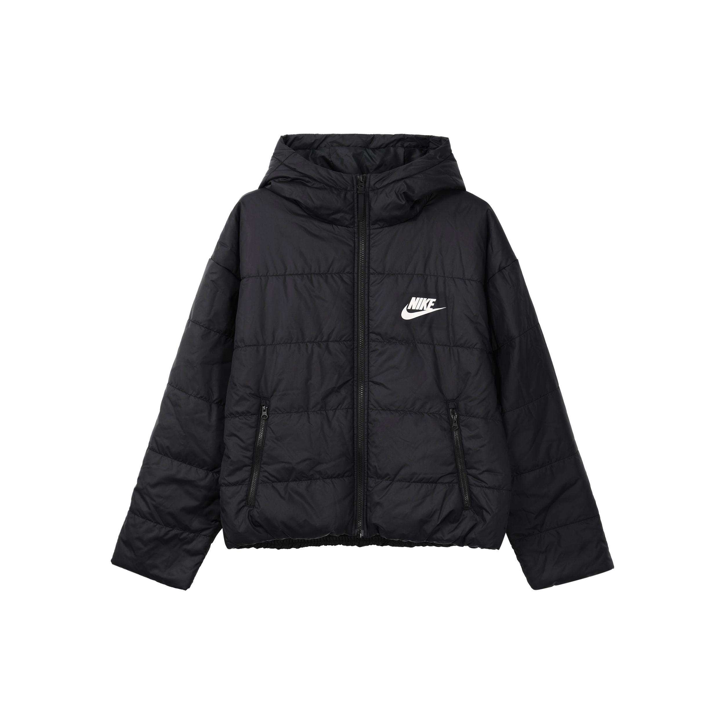 Nike Sportswear Synthetic-Fill Hooded Short Puffer Jacket Women Black CZ1467-010 XS
