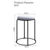 Nordischer kleiner Hocker, Internet Home Celebrity Creative Bank, leichter luxuriöser runder Hocker, moderner einfacher niedriger Hocker, weicher Sitz, Stacka