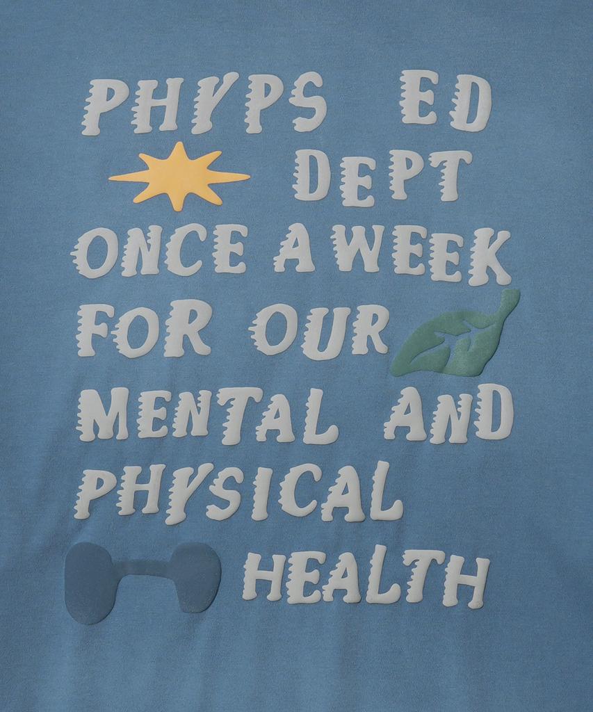 PHYSICAL DEPARTMENT [Cool Cotton] Running Class Long Sleeve_Vintage Blue