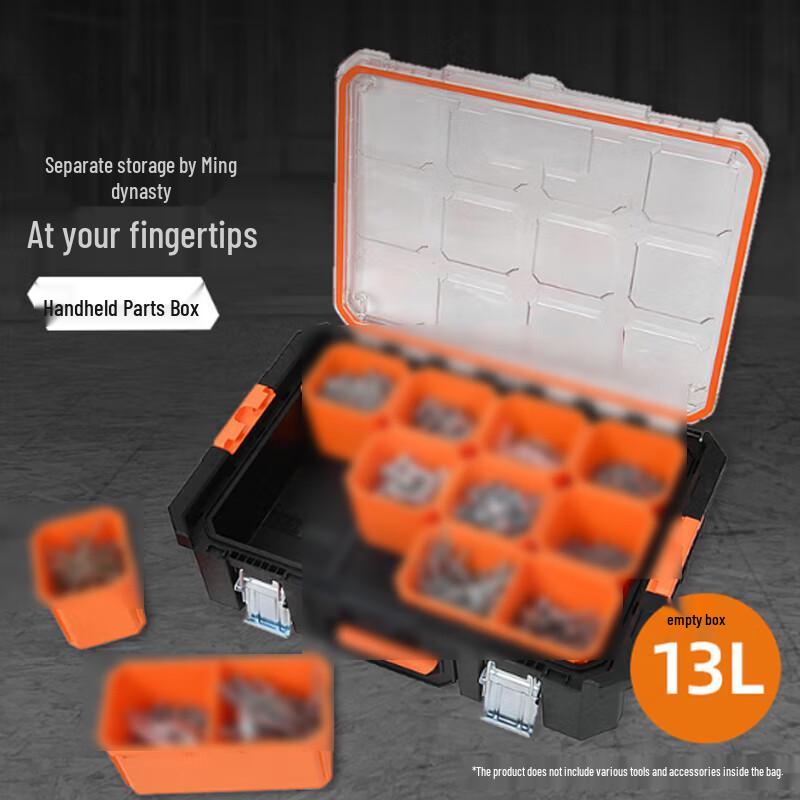 Heavy-Duty Stackable Tool Box 3-Piece Set