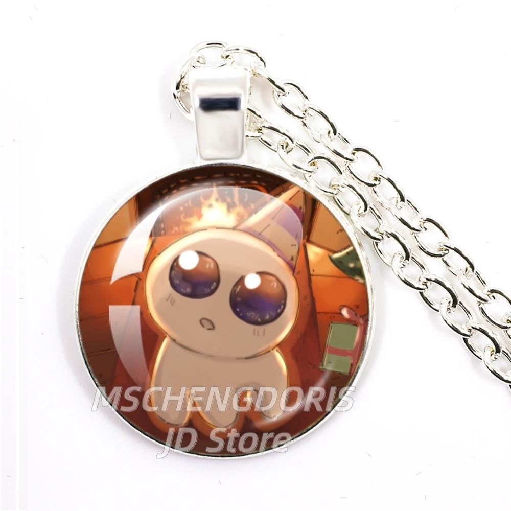 TBH Autism Creature Yippies Creative Funny Yippee Meme Cartoon Glass Cabochon Pendant Necklace Charm Jewelry Gift Jewelry