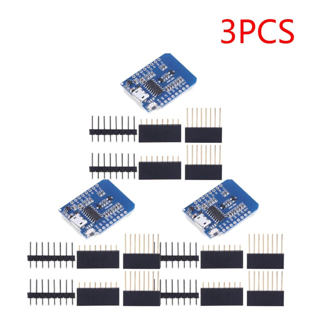 1-20PCS ESP8266 D1 Mini WIFI Development Board ESP-12F CH340G CH340 V2 Usb Wemos D1 Mini Nodemcu Lua Iot Board 3.3V Met Pins