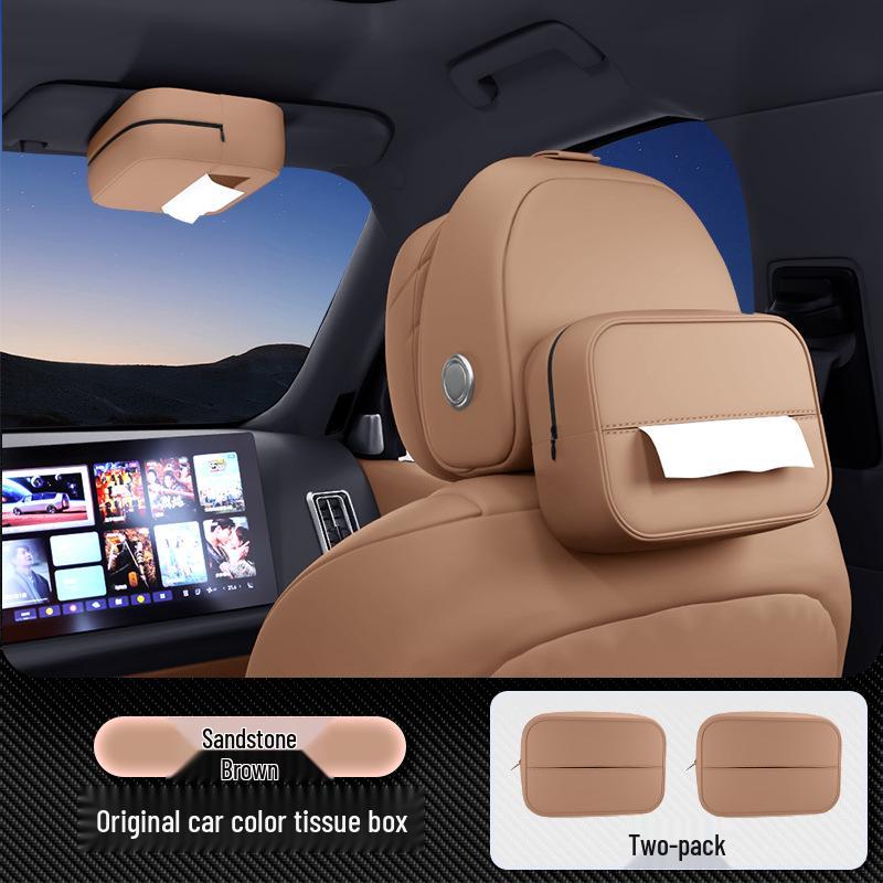Compatible with Leapmotor C11: Seat Hanging Tissue Box for Center Console - Car Interior Decoration