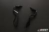 Alphard 30 Vellfire 30 Series Early and Late Model Steering Panel Garnish Black Wood Grain AVEST Interior Parts Cover Accessories Interior Panel