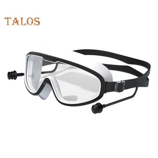 Adults Swim Goggles Anti-Fog Large Frame Pool Goggles High-Definition Wide View Swimming Glasses for Men Women