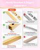 Arch Backdrop Stand, Set of 3, 2.4/2.2/2 m, Stable Structure, Easy Assembly, Gold Metal Arch Backdrop Stand for Wedding, Birthday Party, Graduation,