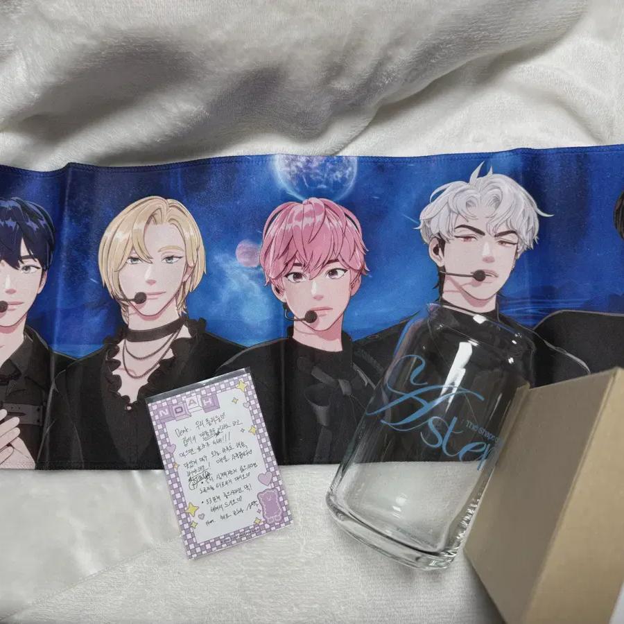 

Plave Anyplus Bonus Pre-order Benefit s Handwritten Letter, Slogan, And Asterum Cup Batch