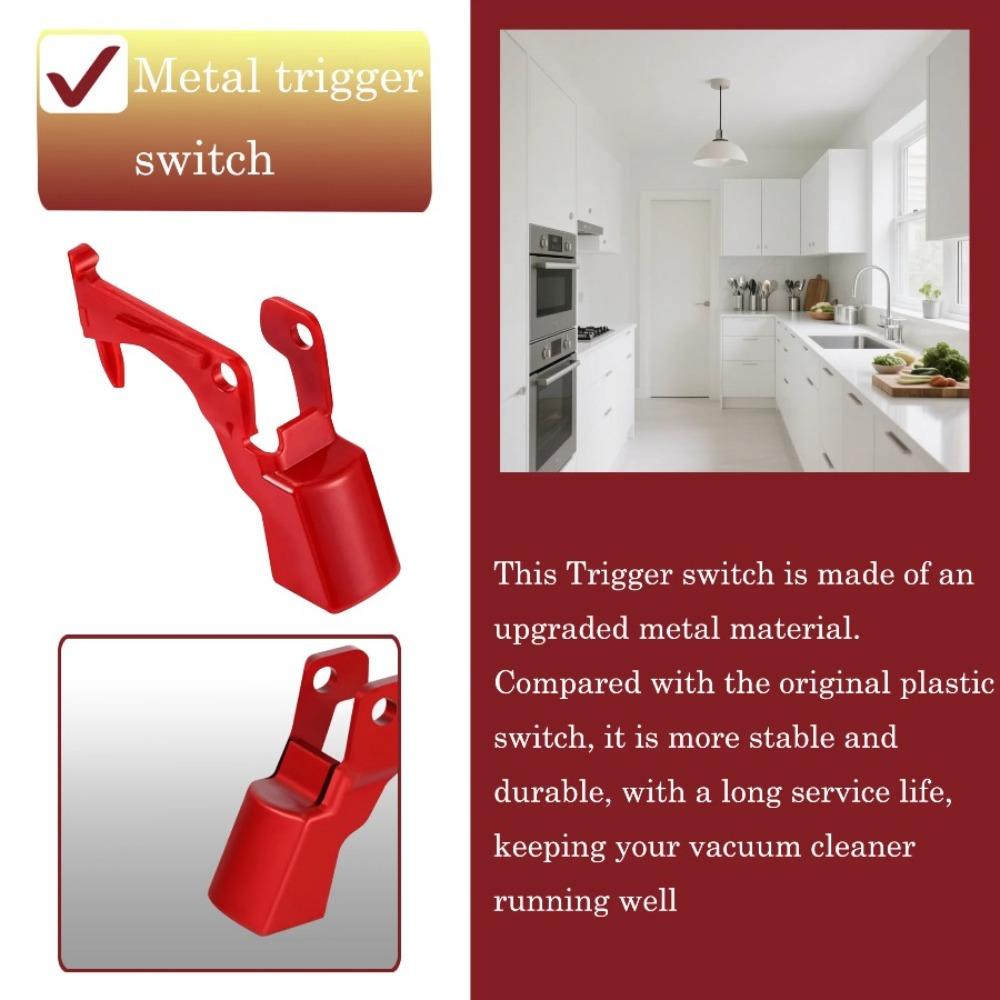 Upgrade Trigger Switch Compatible Dyson V10 V11 SV12 SV14 Vacuum Cleaner Repair Accessories, Power Switch Button Replaceme