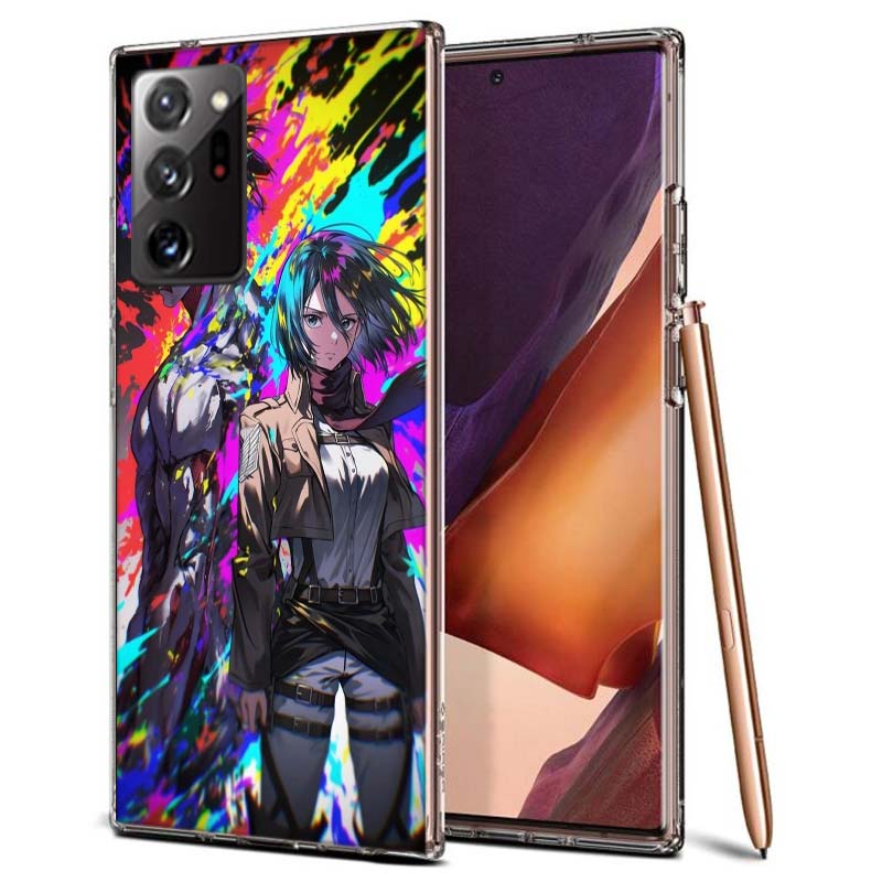 Character MIKASA Phone Case for Samsung A55 A35 A25 A15 A07 A05S A16 A17 A26 A36 A37 A56 A57 Galaxy Note 20 10 A50S A71 A51 A31