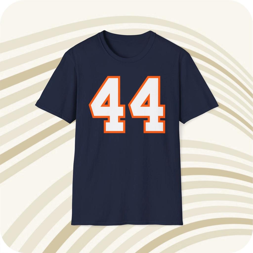 Maglietta T-shirt Jersey NCAA Jim Brown Syracuse Orange #44 - Stampa Fronte e Retro