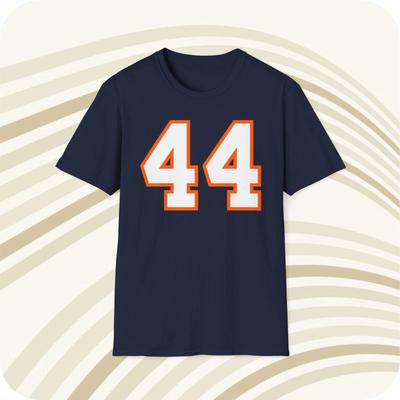 Maglietta T-shirt Jersey NCAA Jim Brown Syracuse Orange #44 - Stampa Fronte e Retro