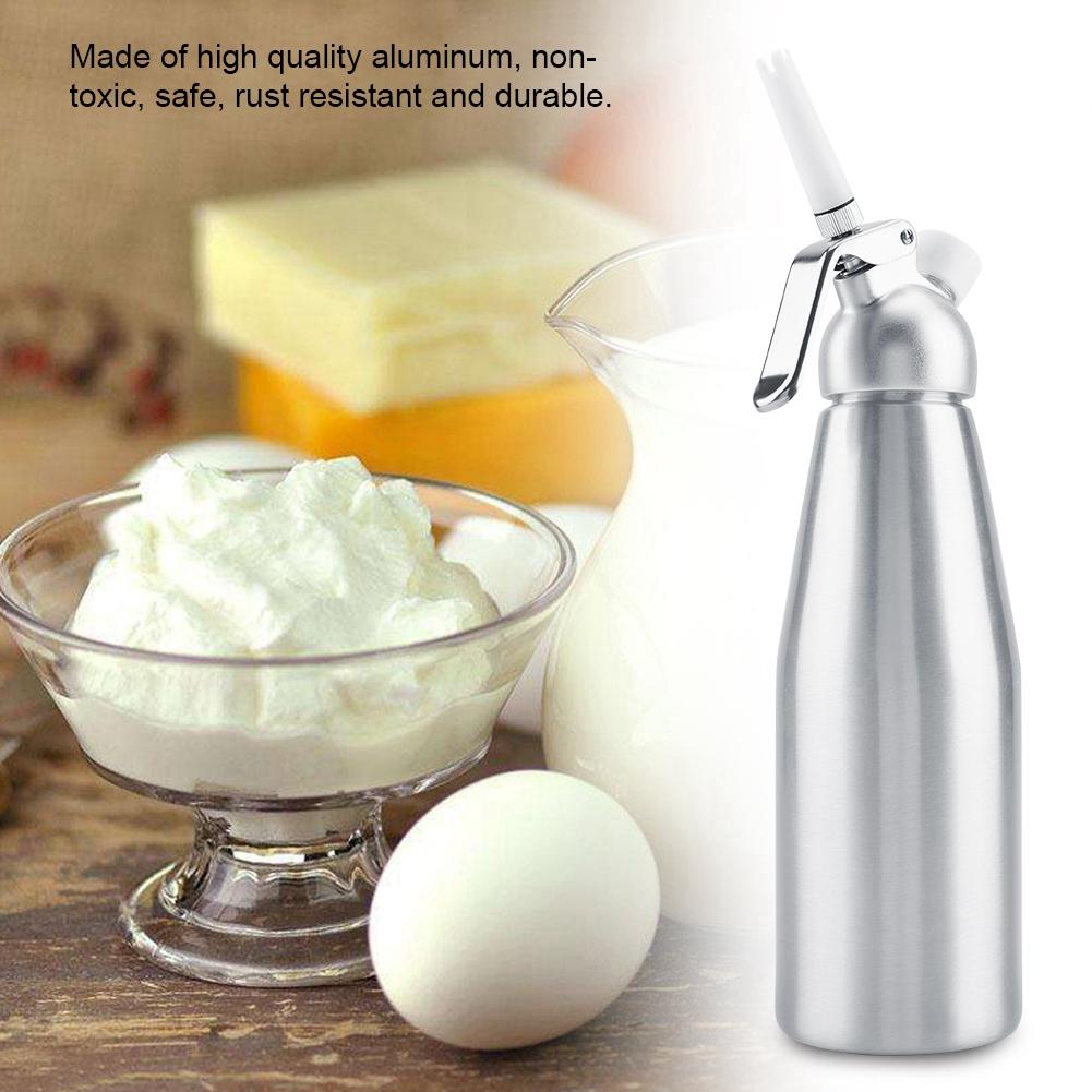 1000ml Portable Aluminum  Whipped Crm Dispenser Foamer Dessert Tool
