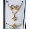 Ensemble de bijoux géométriques en métal chic: Bague, Collier Ras-du-cou et Bracelet pour Femme