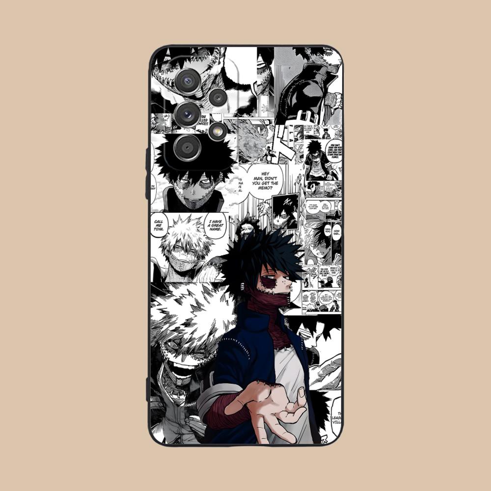 My Hero Academia Dabi Phone Case for Samsung Galaxy M55 54 42 35 34 33 32 23 22 15 14 13 12 F55 5G Colour Protective Luxury