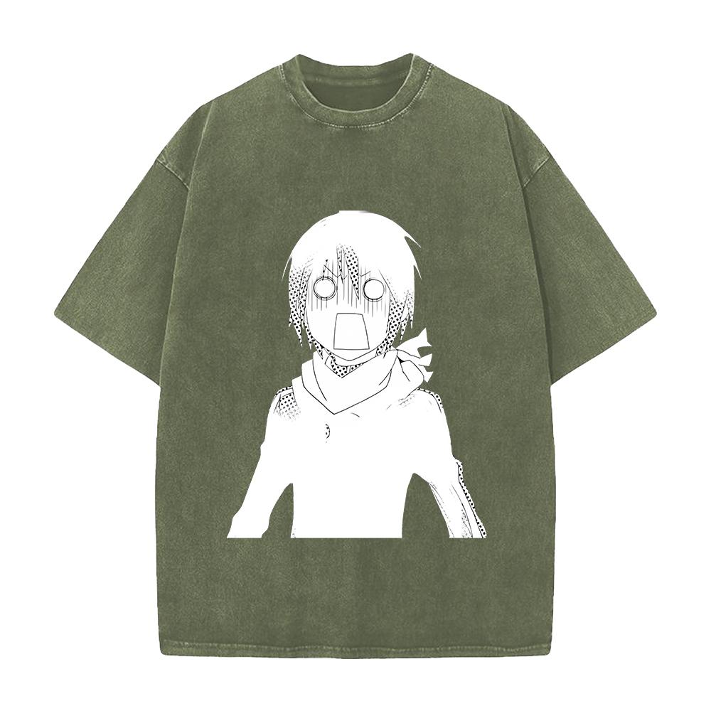 

Аниме Норагами Ято Графическая Футболка Мужская Женская С Коротким Рукавом Одежда Повседневная Хлопковая Футболка Винтажная Стиранная Футболка Харадзюку Топы S темно-зеленого