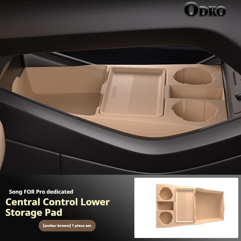 Silicone Storage Box For Byd Song Pro Center Console Modification Anti-Slip Pad Car Accessories Organizer Decoration