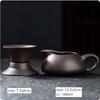 Retro Handmade Purple Clay Fair Cup Tea Ceremony Raw Ore Zisha Tea Set Accessories Household Tea Divider Chahai Tea Strainer