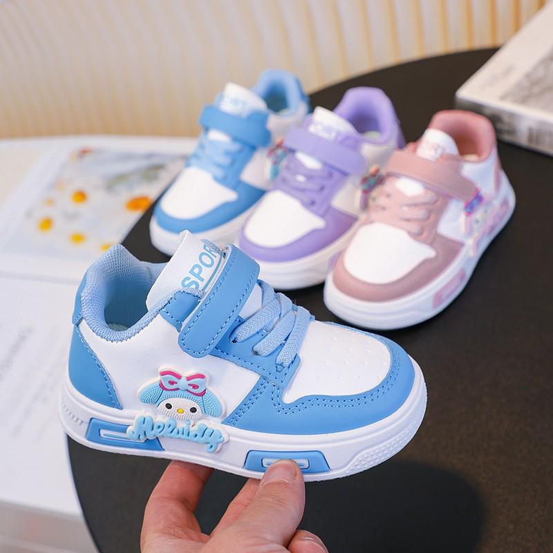 Breathable Lightweight Cartoon Toddler Skate Shoes - Soft Sole, Comfortable Low-Top Baby Walker Casual Shoes for Girls