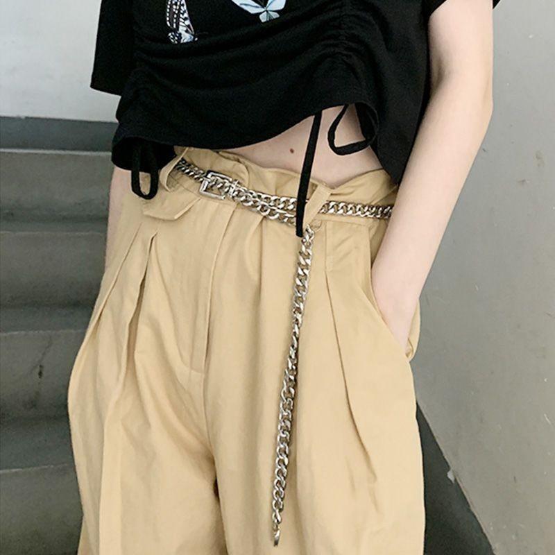 Trendy Gold Metal Waist Chain For Women Stylish Decorative Accessory For Skirts And Jeans