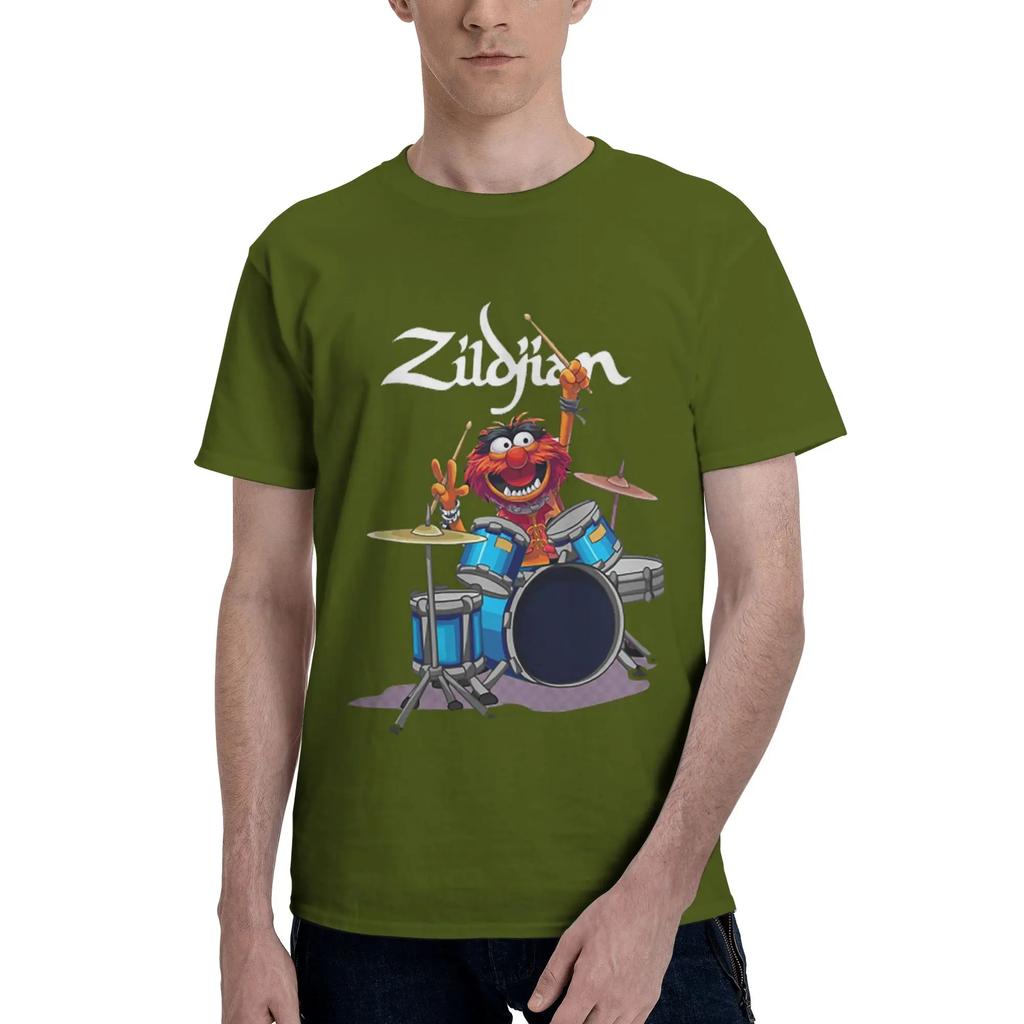 Animal Drummer The Muppets Show 100 Cotton TShirt Mens Fashion T Shirts Men Round Neck Short Sleeve S6XL