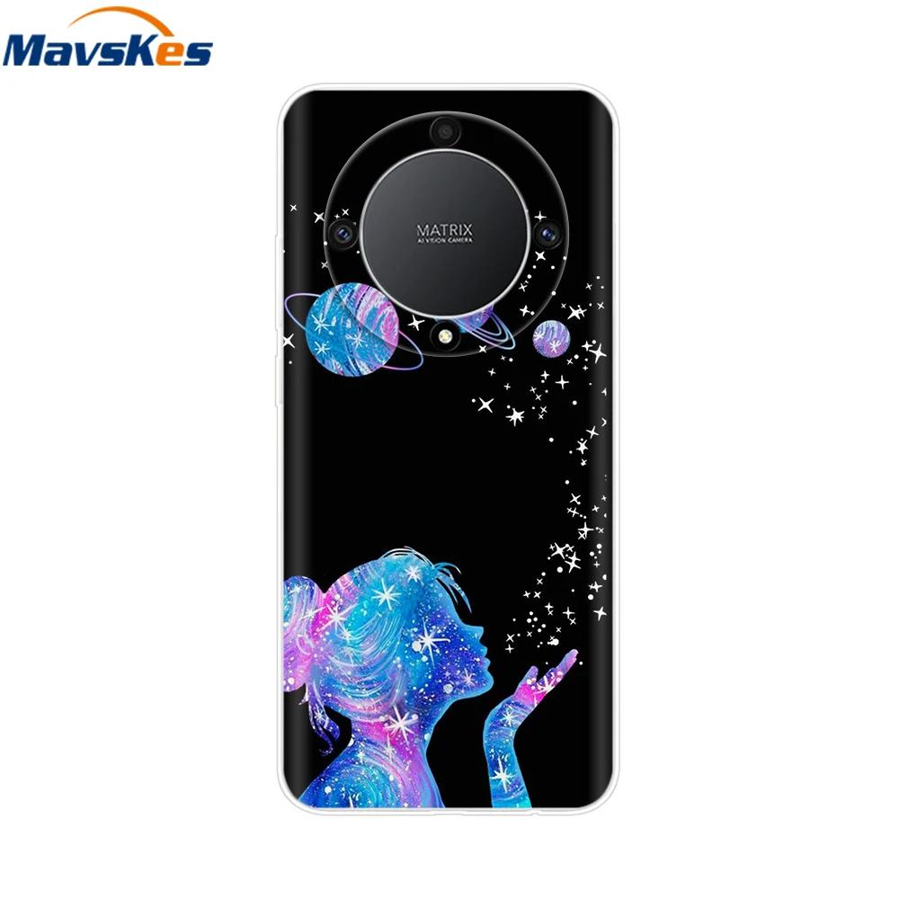 Soft Case For Honor Magic6 Lite TPU Silicone Phone Case For Honor X9b X9a Magic 5 6 Lite 5G Protective Shell Back Cover Fundas