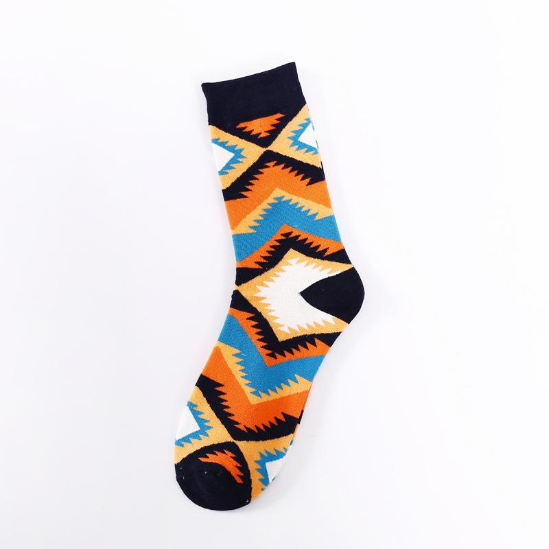 Novelty Mid Calf Socks, Funny Pineapple Pizza Pattern Cotton Crew Socks One Size