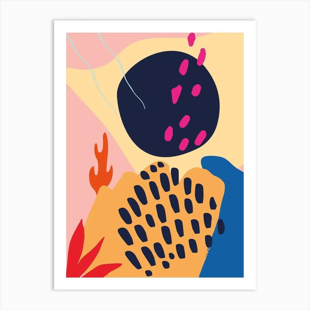 Kolorowe Abstrakcyjne Geometria Płótno Sztuka Malarstwo Macron Nowoczesny Nordycki Plakaty Wydruki Obraz na Ścianę do Salonu Wystrój Domu