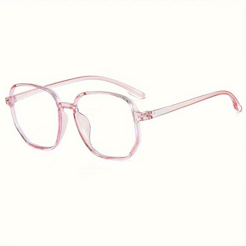 Große Rahmen Quadratische Transparente Gläser - Damen- und Herren Einfache und Modische Blaulichtfilter Computerbrille