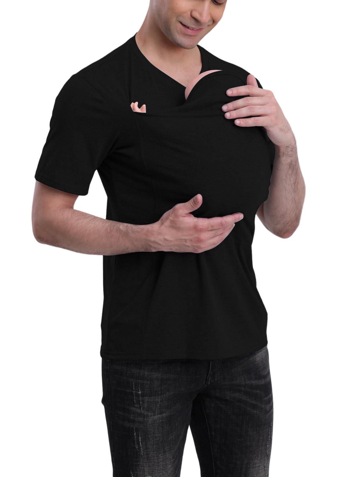 

Высококачественная многофункциональная успокаивающая футболка-жилет кенгуру для пап и мам L