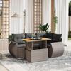 VidaXL Garden Lounge Set with Cushions 5 Pcs, Patio Sofas, Patio Furniture Set, Outdoor Furniture, Grey 3272180