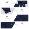 Heren S Half-ritssluiting Hoodie Sweatshirt Effen Kleur Casual Lange Mouwen Pullover