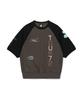 Sun Love Doodle S/S Crewneck Sweatshirt Brown