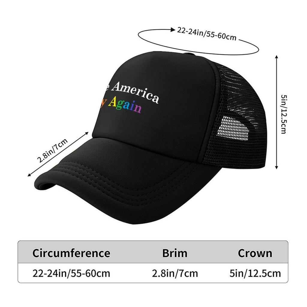 Make America Gay Again Baseball Cap Fashion Beach Hip Hop Hat Man For The Sun Luxury Man Hat Hats Man Womens